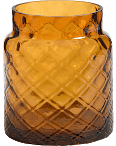 Yankee Candle Cigar Lounge Jar Holder Amber